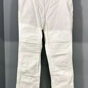 Lilly Pulitzer Ocean Cay High Rise Crop Pants Resort White Jeans Size 6